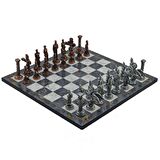 Gifthome Metal Satranç Takımı/Seti,Büyük,Pegasus,A
