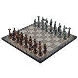 Gifthome Metal Satranç Takımı/Seti,Büyük,Pegasus,A