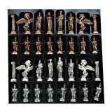 Gifthome Metal Satranç Takımı/Seti,Büyük,Pegasus,A