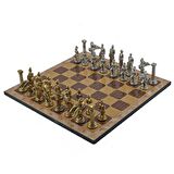 Gifthome Metal Satranç Takımı/Seti,Büyük,Pegasus,P