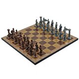 Gifthome Metal Satranç Takımı/Seti,Büyük,Pegasus,A