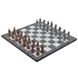 Gifthome Metal Satranç Takımı/Seti;Orta,İspanyol,A