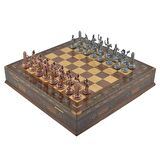 Gifthome Metal Satranç Takımı/Seti;Orta,Yunan,Anti