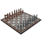 Gifthome Metal Satranç Takımı/Seti,Büyük,Pegasus, 
