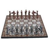 Gifthome Metal Satranç Takımı/Seti,Büyük,Pegasus, 