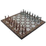 Gifthome Metal Satranç Takımı/Seti,Büyük,Pegasus, 