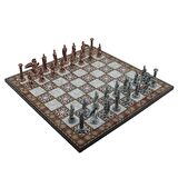 Gifthome Metal Satranç Takımı/Seti,Büyük,Pegasus, 