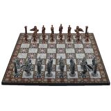 Gifthome Metal Satranç Takımı/Seti,Büyük,Pegasus, 