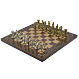 Gifthome Metal Satranç Takımı/Seti; Orta, İngiliz,
