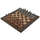 Gifthome Metal Satranç Takımı/Seti; Orta, İspanyol