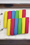 Mikrofiber Temizlik Bezi 30x30 Cm (12 Adet )