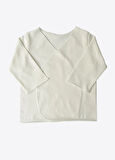 Organik New Basic İç Dış Zıbın Set-BEYAZ