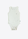 Organik New Basic Uzayan Atlet Body Bebek Boy Ekru
