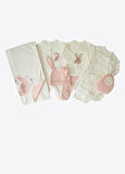 Organik Sweet Rabbit 12'li Zıbın Set Ekru