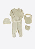 Organik New Basic 5'li Zıbın Set Natural