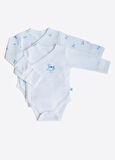 Organik My Toy 2'li Body Mavi