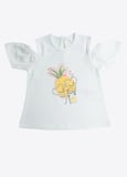 Organik Juice T-Shirt Beyaz