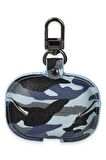 Peeq Airpods Pro 2 (2.nesil) Çanta Kamuflaj Deri Kılıf - Gri
