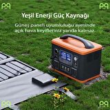 Peeq 75.000 mAh 500W Hızlı Şarj Kamp Tipi Konfulon J300 Powerbank