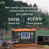 Peeq 75.000 mAh 500W Hızlı Şarj Kamp Tipi Konfulon J300 Powerbank