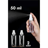 ModaCar Püskürtücü Boş Sprey Şişe 50 Ml 2 ADET