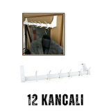 ModaCar Kapı Arkası Askı 12 Kancalı Tüm Kapılara Uyumluluk