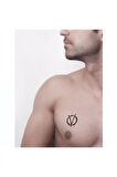 Alsepeteavm V for Vendetta Tattoo Geçici Dövme Şablonları Kına Kalıpları