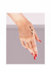 Alsepeteavm Damlalar Tattoo Geçici Dövme Şablonları Kına Kalıpları