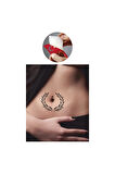 Alsepeteavm Bizans Zeytin Dalı Taç  Tattoo Geçici Dövme Şablonları Kına Kalıpları