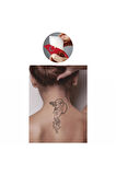 Alsepeteavm Güvercinin Sevdası Tattoo Geçici Dövme Şablonları Kına Kalıpları