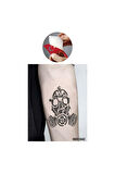 Alsepeteavm Nükleer Maske Şablonu Geçici Dövme Deseni Tattoo Geçici Dövme Şablonları Kına Kalıpları