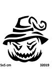 Alsepeteavm Bal Kabağı Hallowen Geçici Dövme Şablonu