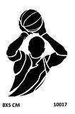 Alsepeteavm Basketbol Skor Modeli Geçici Dövme Şablonu
