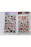 Alsepeteavm Coffe and Life 3D Kabartmalı Sticker Çıkartma seti