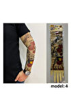 Alsepeteavm Giyilebilir Dövme Çift Kol 2 Adet Kol Çorap Dövmesi Sleeve tattoo Model4