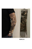 Alsepeteavm Giyilebilir Dövme Çift Kol 2 Adet Kol Çorap Dövmesi Sleeve tattoo Model54