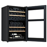Berfmann Çift Bölmeli Şarap Dolabı ve Soğutucu (34 Şişelik)