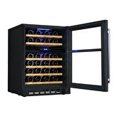 Berfmann Tezgah Altı Çift Bölmeli Şarap Dolabı (46 Şişelik)