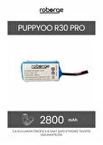 Puppyoo R30 Pro Robot Süpürge Uyumlu 2800 mAh Batarya - Muadil Ürün