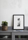 Karakalem Koleksiyonu Kedi Posteri