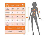 Kadın Uzun Kollu Bisiklet Yaka Yandan Bağlamalı Uzun Modal Elbise