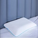 Kontürlü Klasik Visco Yastık Memory Foam Boyun Yastığı Hafızalı Yastık 60*40*12