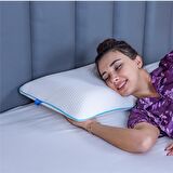 Kontürlü Klasik Visco Yastık Memory Foam Boyun Yastığı Hafızalı Yastık 60*40*12