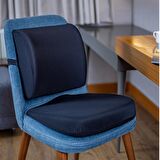 Visco Anatomik Minder Sandalye Oturma Minderi Visco Foam Serinletici Minder  42*40*9*2
