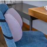 Visco Bel Destek Yastığı Memory Foam Dik Duruş Ortopedik Yastık Omurga Yastığı 35*34*12