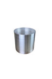 Metalik Galvaniz Saksı 30x30 Paslanmaz