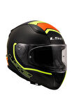 RAPID 2 EXTRA MAT NEON SARI-NAVY MAVİ FULLFACE MOTOSİKLET KASKI