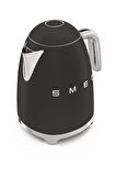 50'S Style Retro MAT Siyah Kettle