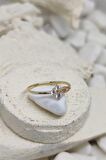SİTRİN  MİNİMAL  DOĞAL TAŞ YÜZÜK - AK1079