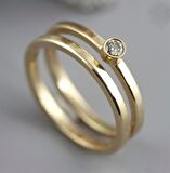 BRUNO PIRLANTA TEKTAŞ ALYANS SET -AK1126